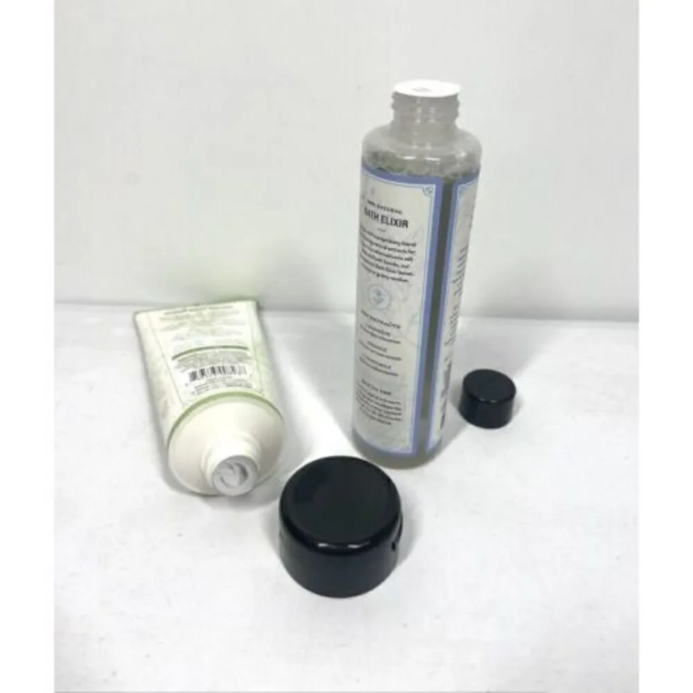 JR Watkins AWAKEN Sugar Body Polish Natural Scrub & SLEEP Bath Elixir 6oz Ea New